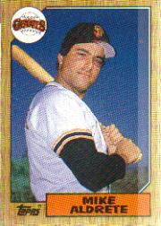 1987 Topps Baseball Cards      071      Mike Aldrete